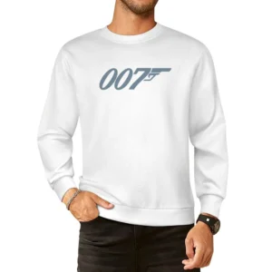007 James bond England Special Agent movie Spionase European Size Pullover Sweater