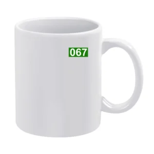 067 Squid Game Player Halloween Costume White Mug
