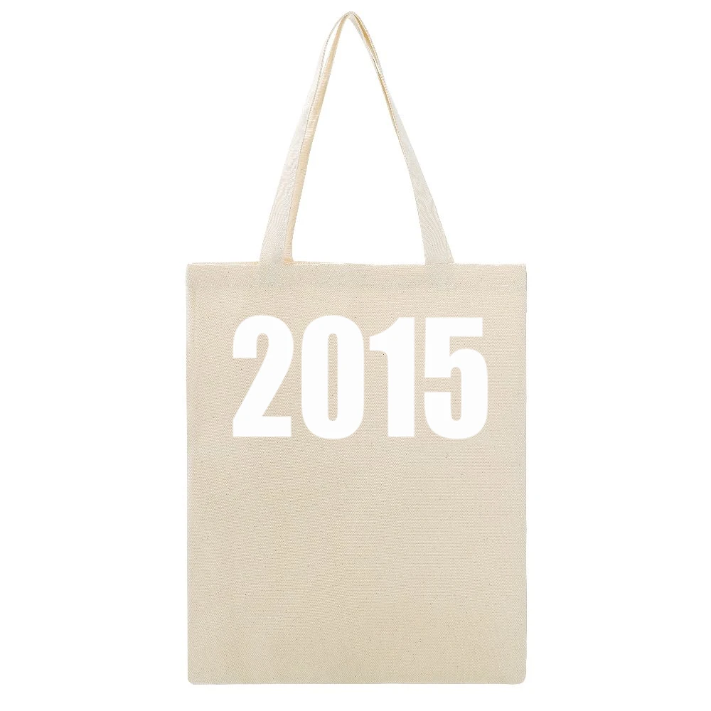 2015 Keith David Community Fun Graphic Tee Shirt Beige Canvas Tote Shopping Bag