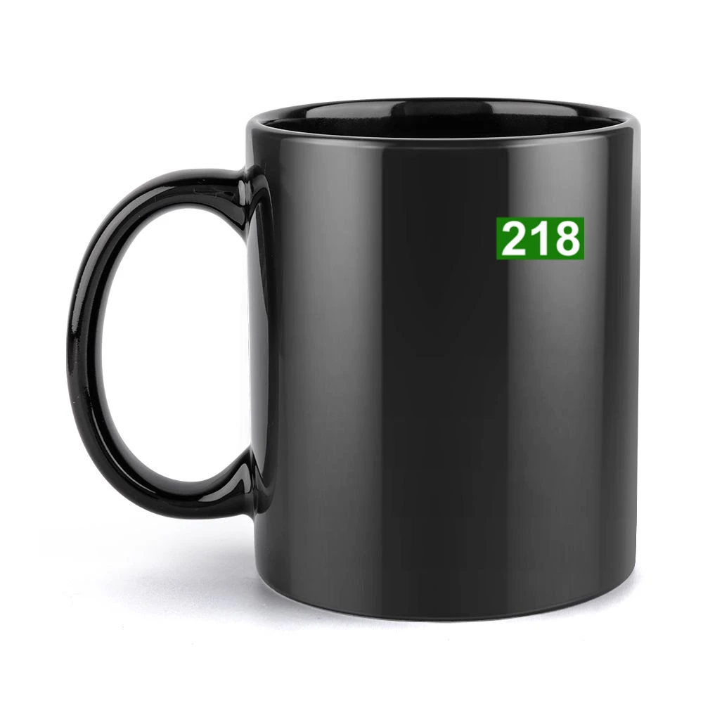 218 Squid Game Player Black Mug
