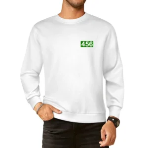 456 Squid Game Player Halloween Costume European Size Pullover Sweater