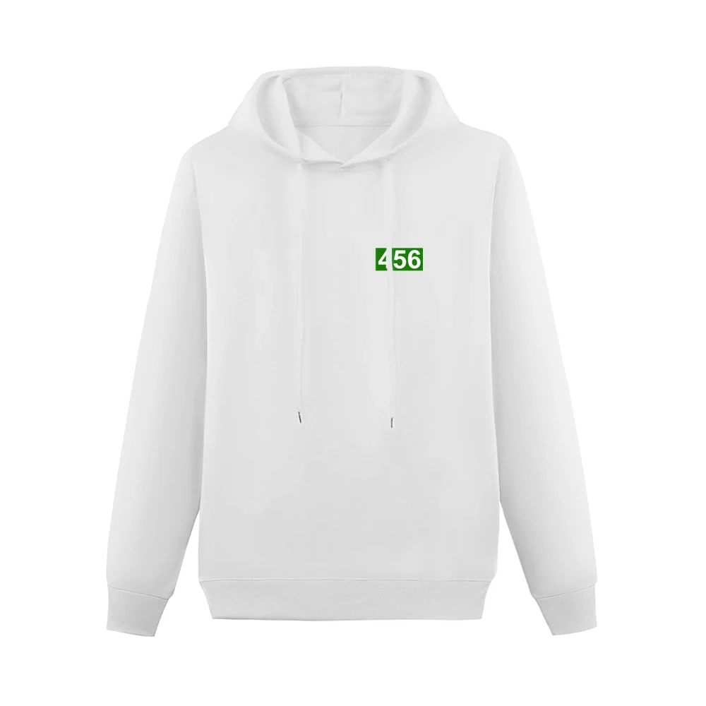 456 Squid Game Player Halloween Costume Men Hoodie Without Pocket