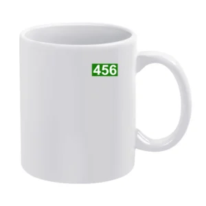 456 Squid Game Player Halloween Costume White Mug
