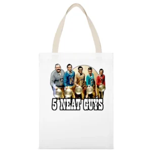 5 Neat Guys Sctv Candy Levy Moranis White Canvas Tote Shopping Bag