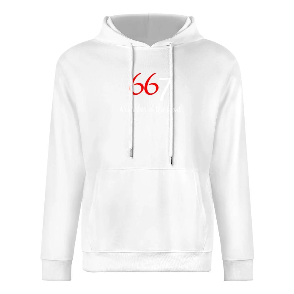 667 Neighbor Of The Devil Fun 666 Graphic European Size Men Hoodie