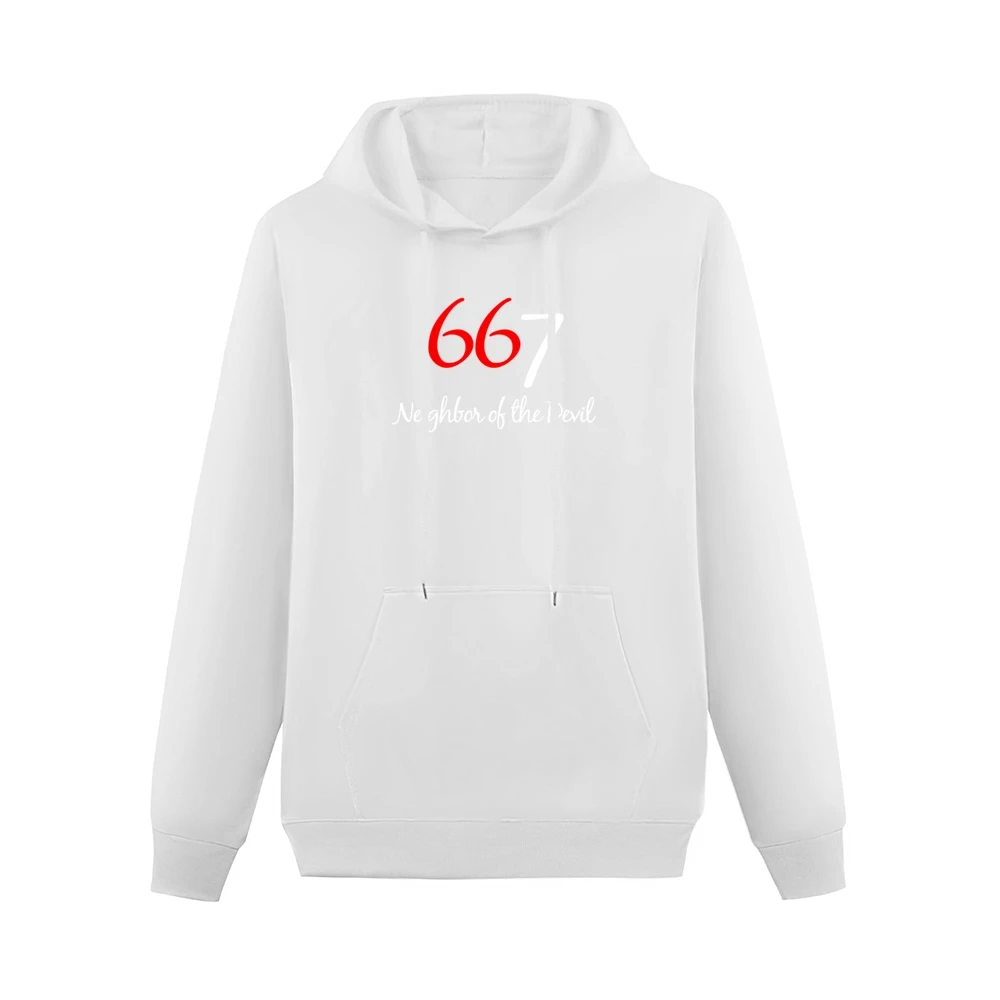 667 Neighbor Of The Devil Fun 666 Graphic Men Hoodie With Pocket