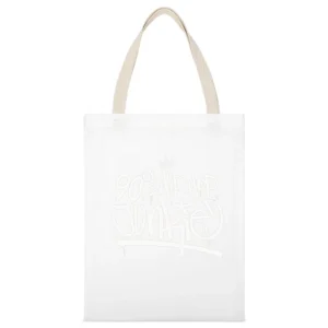 90's Hip Hop Junkie White Canvas Tote Shopping Bag