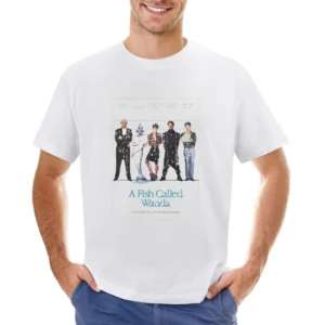 A Fish Called Wanda Movie Poster Retro Aged Look Asian Size Men T-Shirt