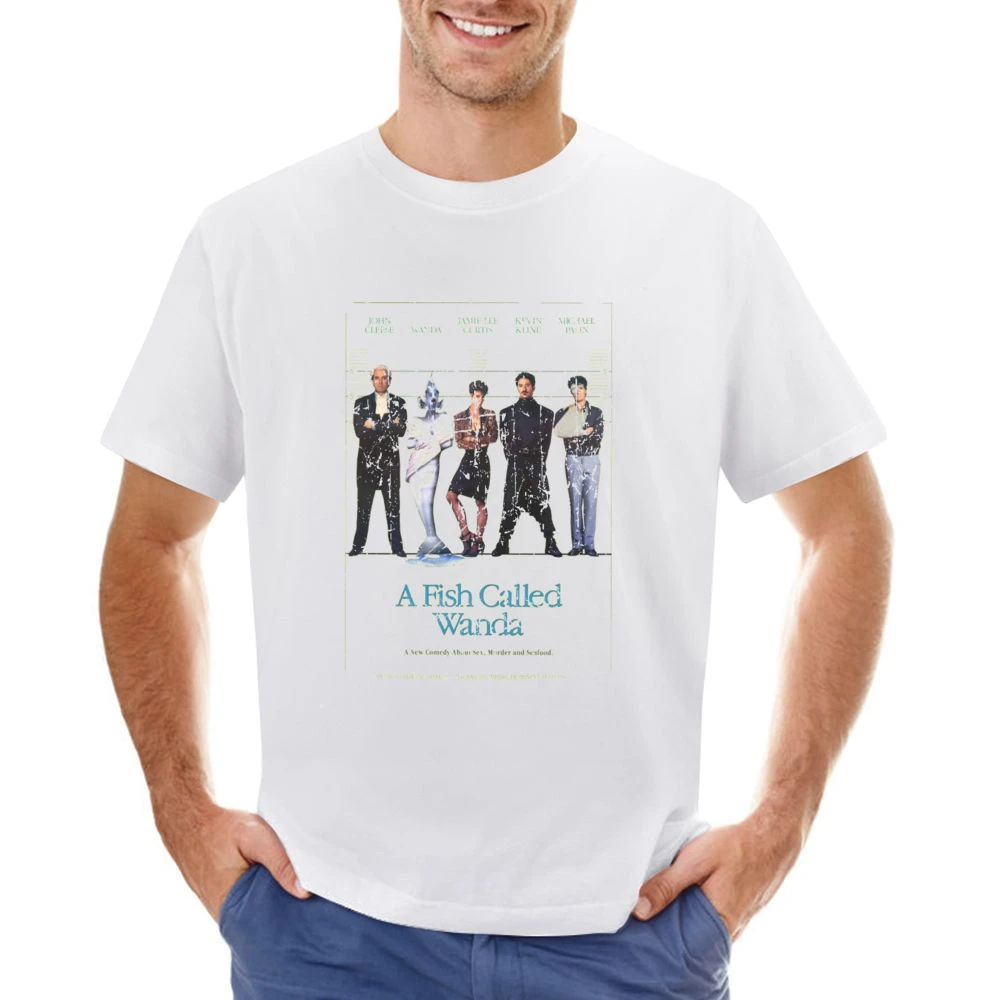 A Fish Called Wanda Movie Poster Retro Aged Look Asian Size Men T-Shirt