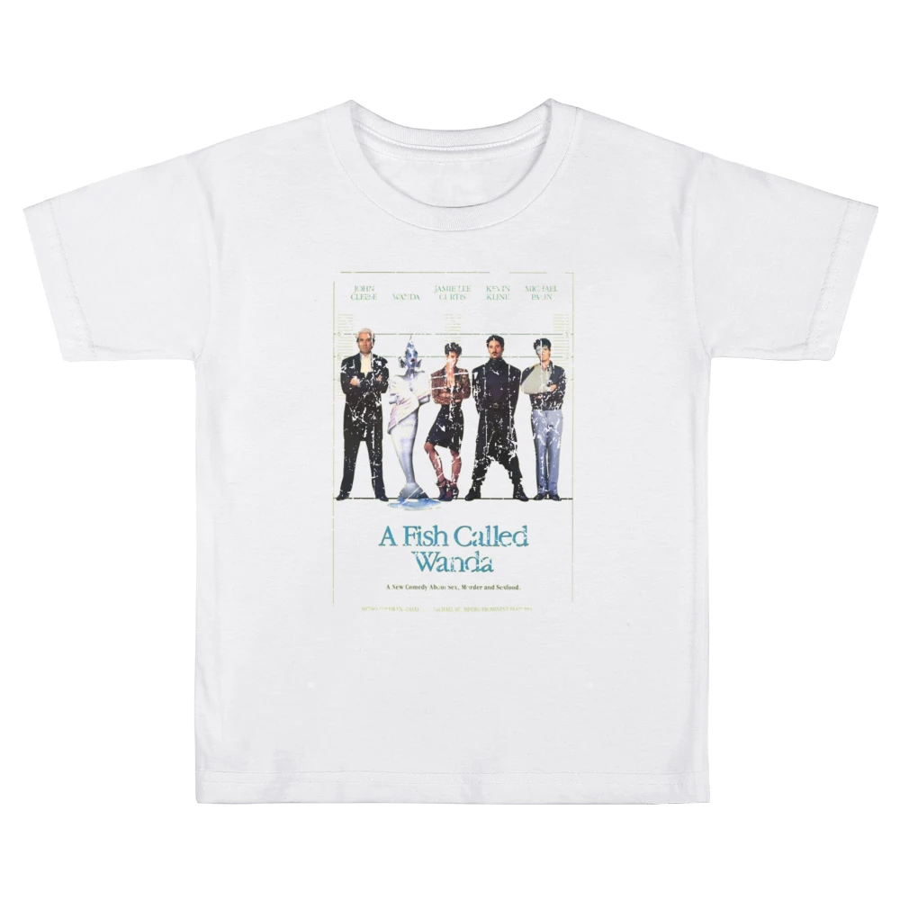 A Fish Called Wanda Movie Poster Retro Aged Look Kids Boys Girls T-Shirt