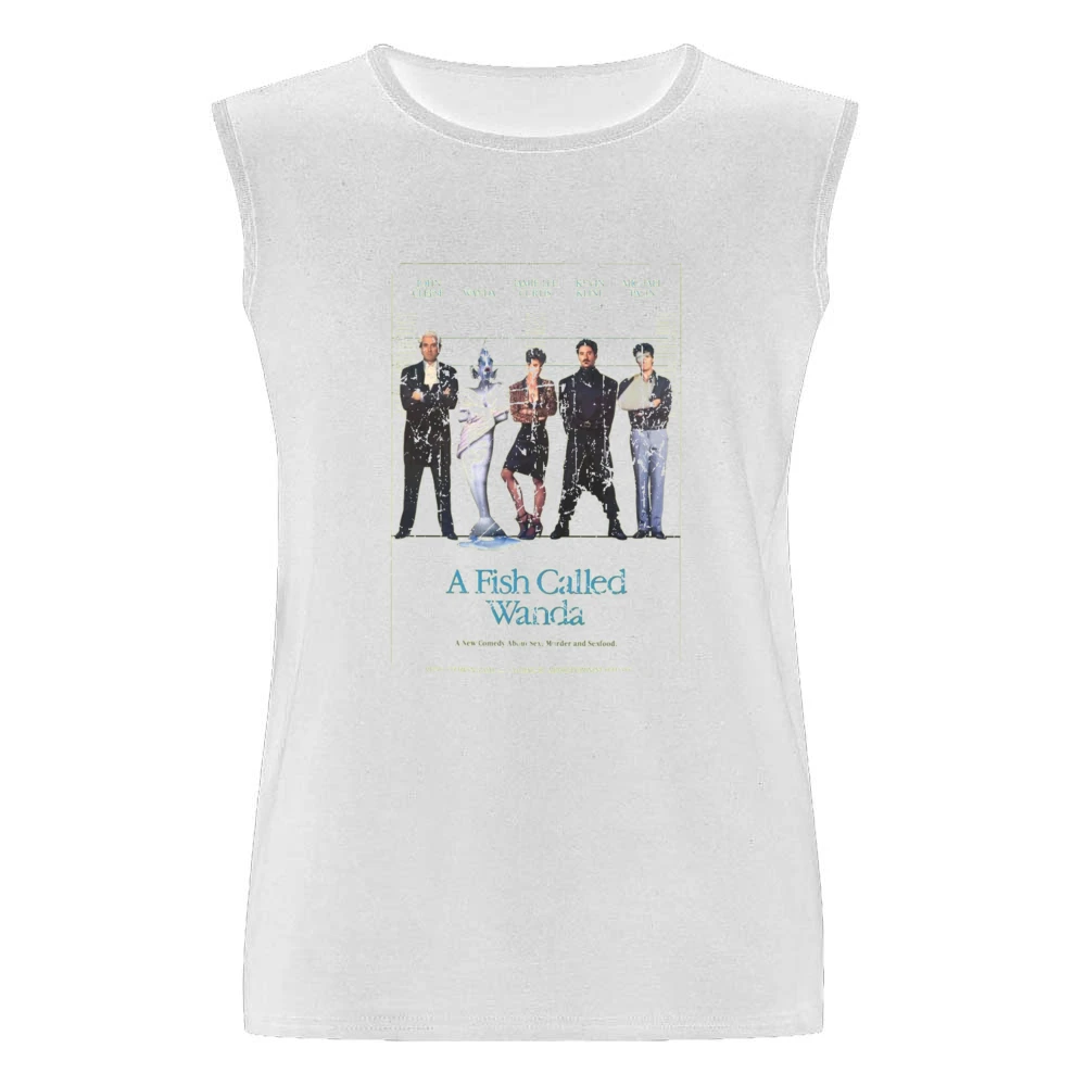 A Fish Called Wanda Movie Poster Retro Aged Look Men Sleeveless T-Shirt