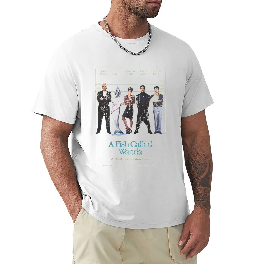 A Fish Called Wanda Movie Poster Retro Aged Look Premium Men T-shirt