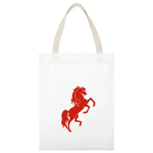 A Game Of Thrones House Bracken White Canvas Tote Shopping Bag