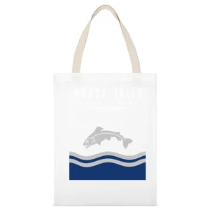 A Game Of Thrones House Tully White Canvas Tote Shopping Bag