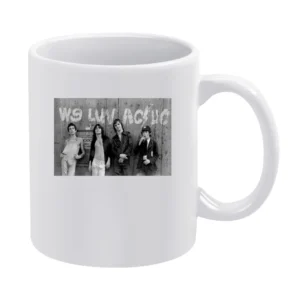 AC DC Group Tshirt (All Colors Available) White Mug