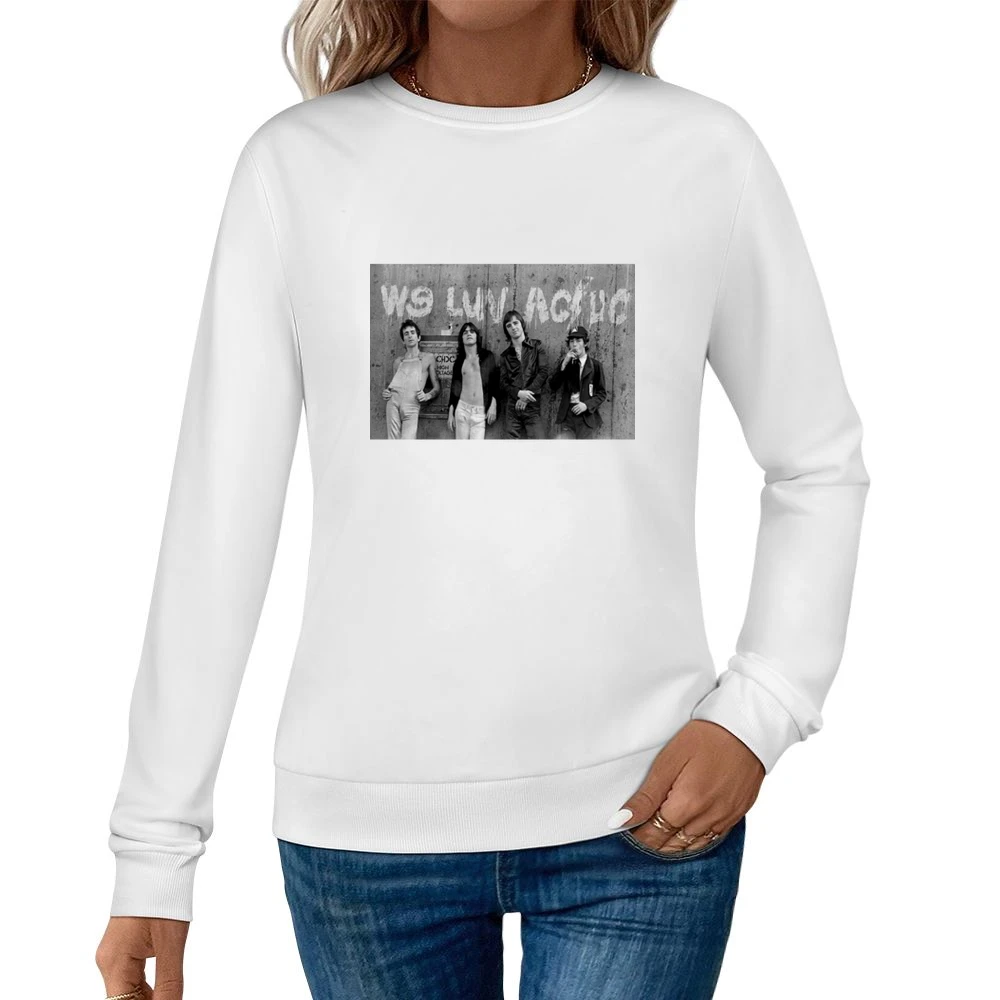 AC DC Group Tshirt (All Colors Available) Women Pullover Sweatshirt