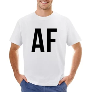 AF Fun Popular Slang As Fuck Graphic Tee Shirt Asian Size Men T-Shirt
