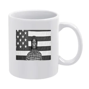ASAP Rocky USA Tshirt White Mug