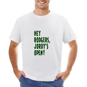Aaron Rogers Jordy Nelson Packers Tshirt Asian Size Men T-Shirt