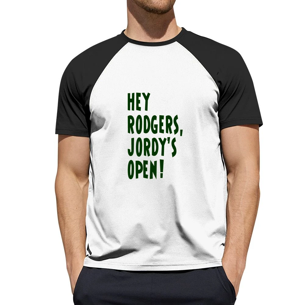 Aaron Rogers Jordy Nelson Packers Tshirt Men Short Sleeve T-Shirt