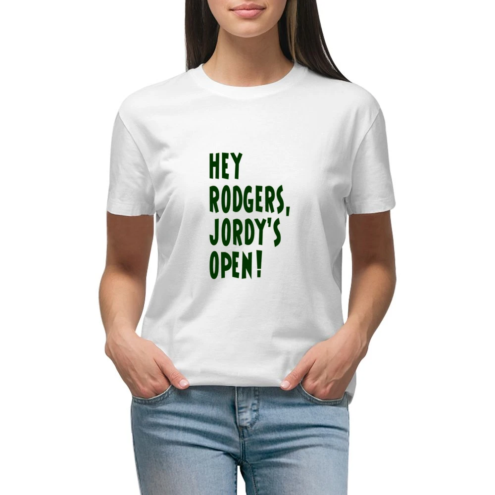 Aaron Rogers Jordy Nelson Packers Tshirt Premium Women Ladies T-shirt