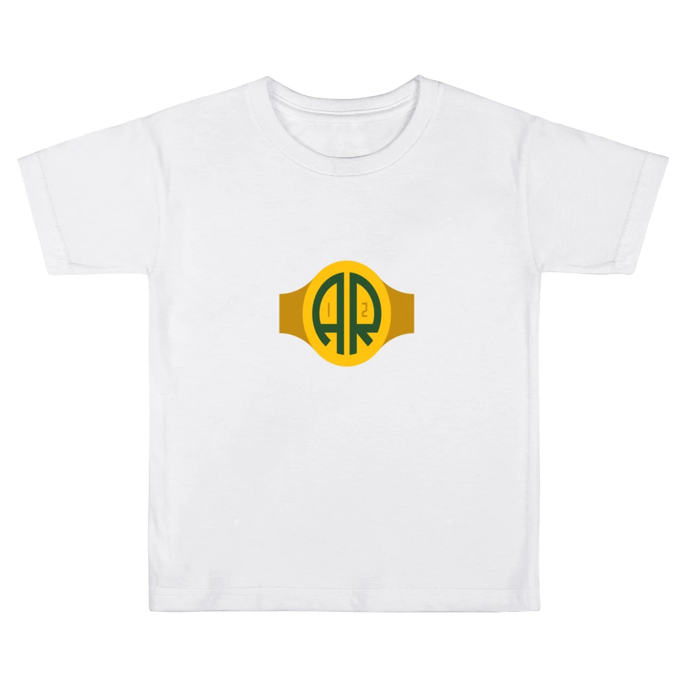 Aaron Rogers logo Packers Tshirt Kids Boys Girls T-Shirt