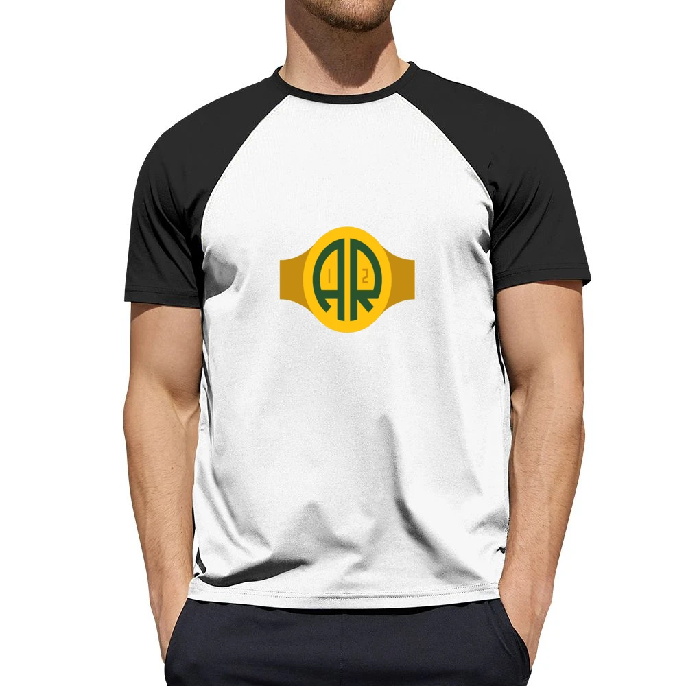 Aaron Rogers logo Packers Tshirt Men Short Sleeve T-Shirt