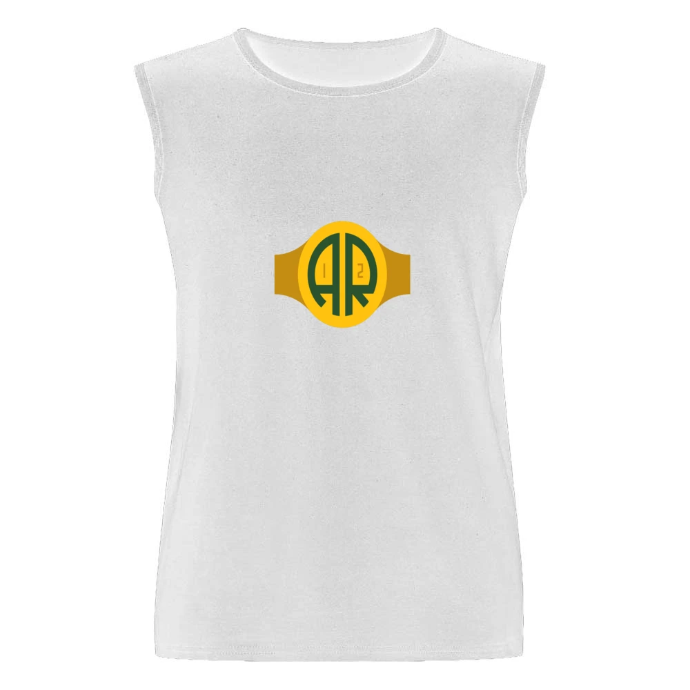 Aaron Rogers logo Packers Tshirt Men Sleeveless T-Shirt