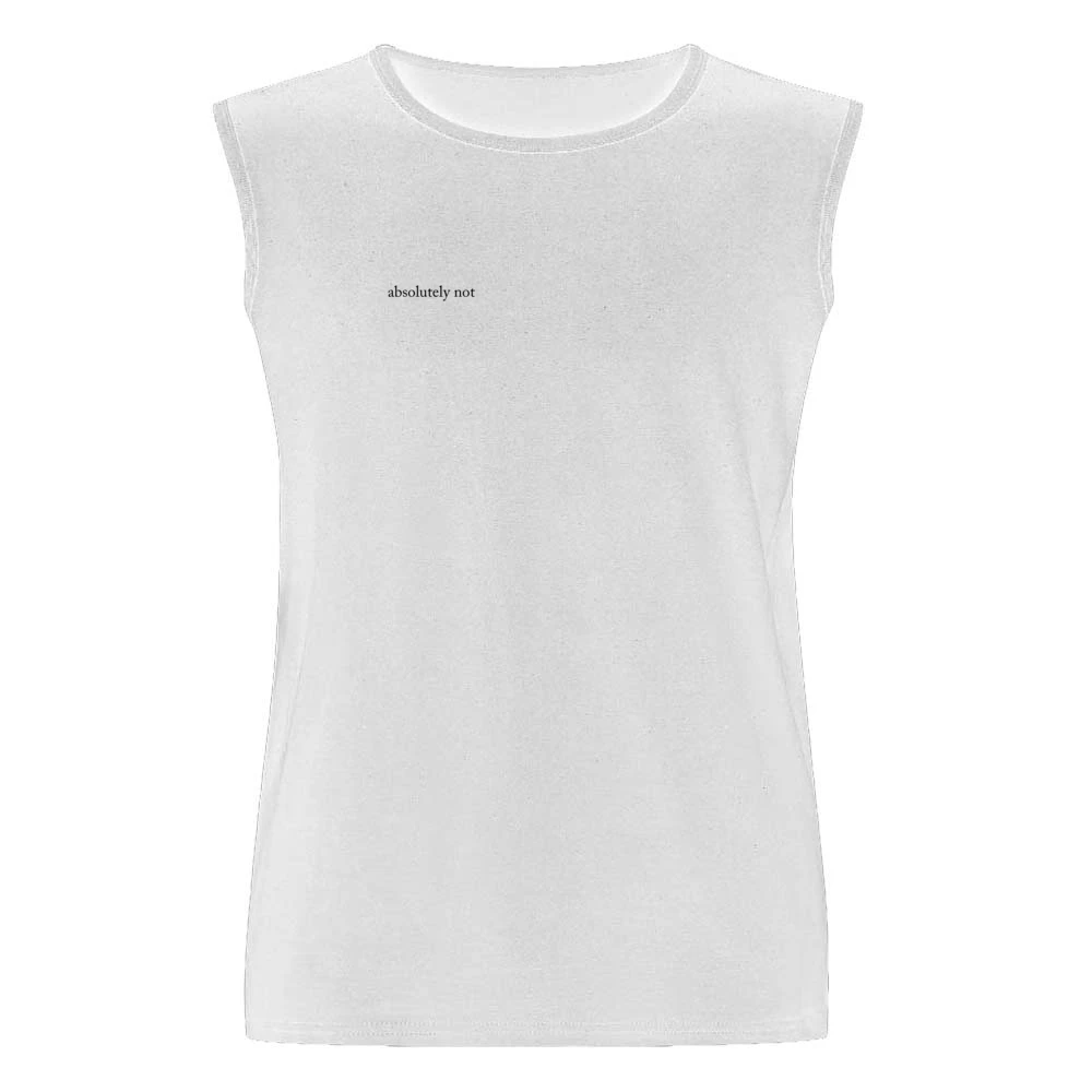 Absolutely Not Funny Tiktok Men Sleeveless T-Shirt