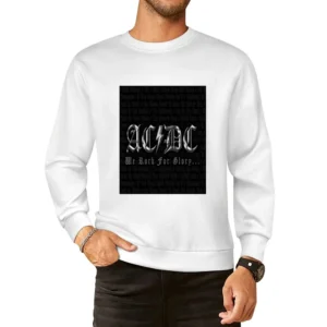 Ac Dc Tshirt European Size Pullover Sweater