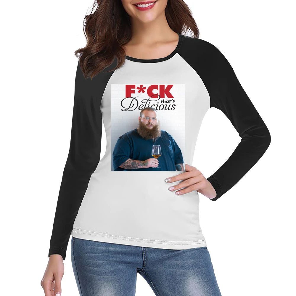 Action Bronson F*ck That Delicious Tshirt (all Colors And Styles Avail Women Ladies Long Sleeve T-Shirt