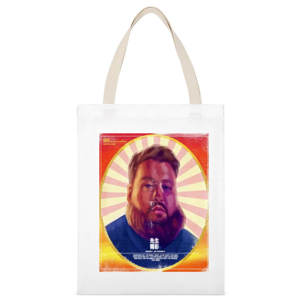 Action Bronson Mr Wonderful Tshirt (all Styles And Colors Available) White Canvas Tote Shopping Bag