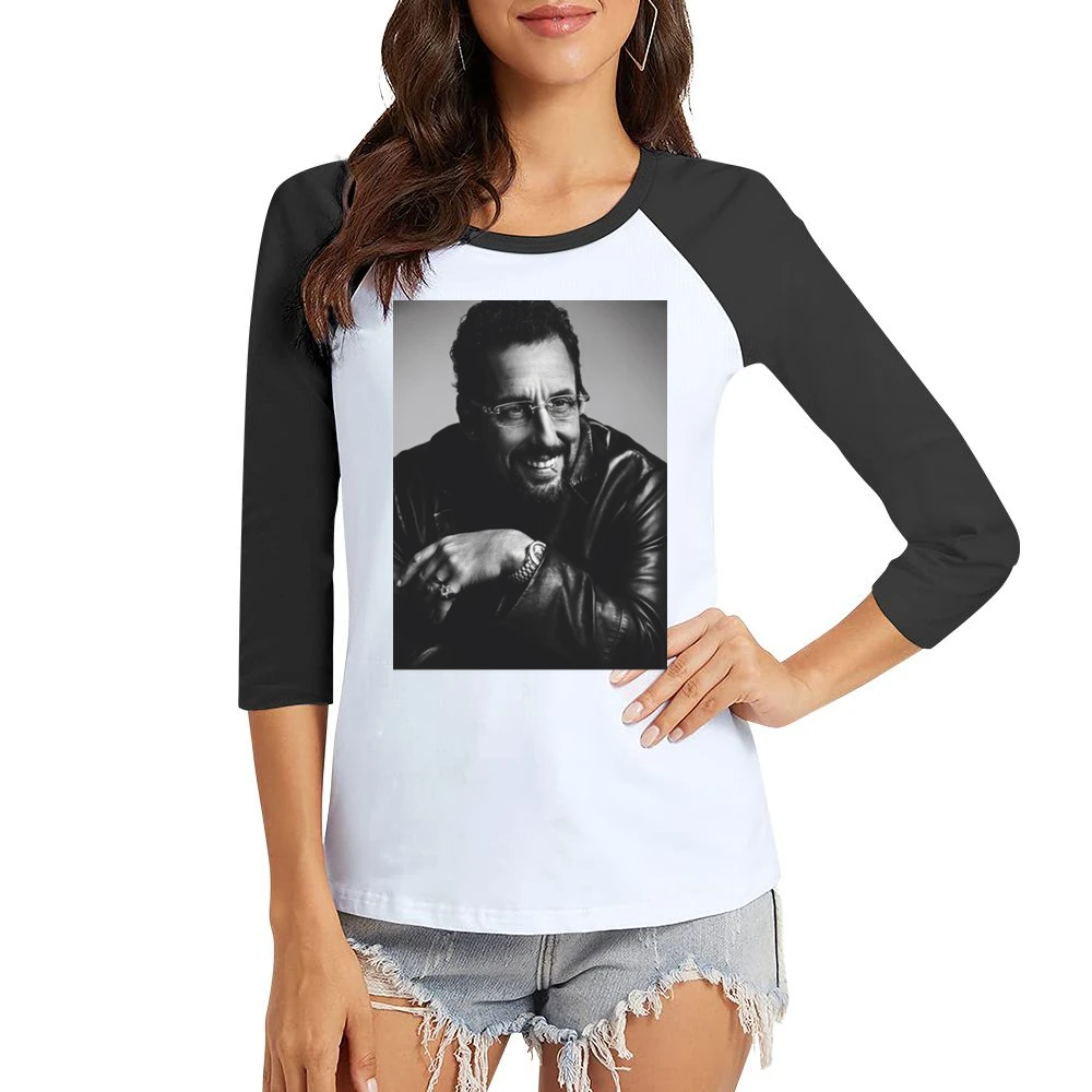 Adam Sandler Uncut Gems Cool Film Women Ladies 3-4 Sleeve T-Shirt