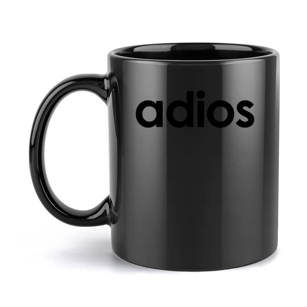 Adios Fun Cool Popular Sports Parody Graphic Black Mug