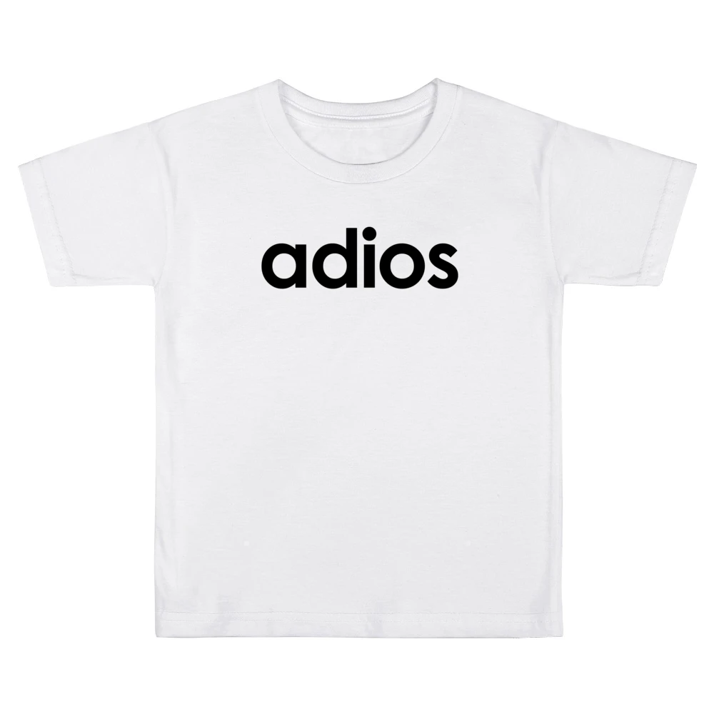 Adios Fun Cool Popular Sports Parody Graphic Kids Boys Girls T-Shirt