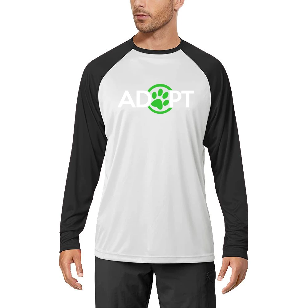 Adopt Fun Dog Cat Lover Kate Upton Rescue Men Long Sleeve T-Shirt