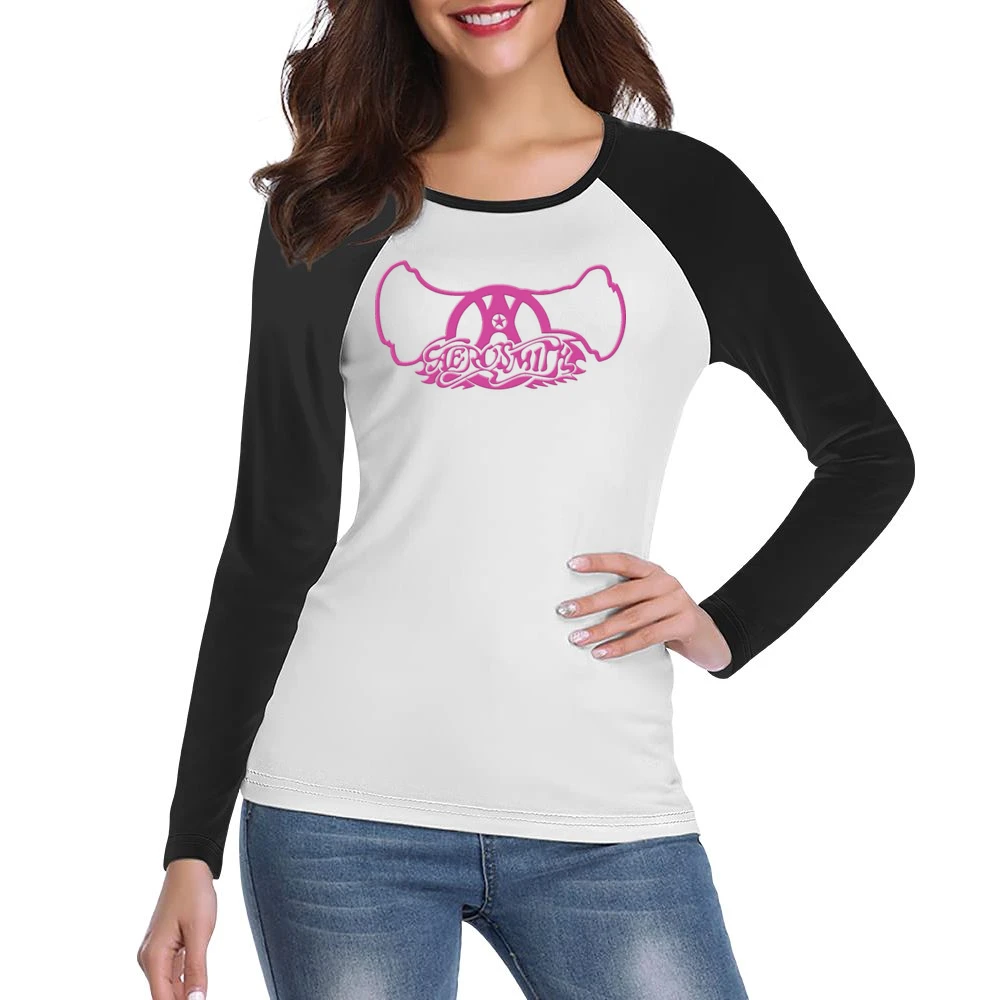 Aerosmith The Bad Boys from Boston - America's Greatest Rock and Roll Women Ladies Long Sleeve T-Shirt