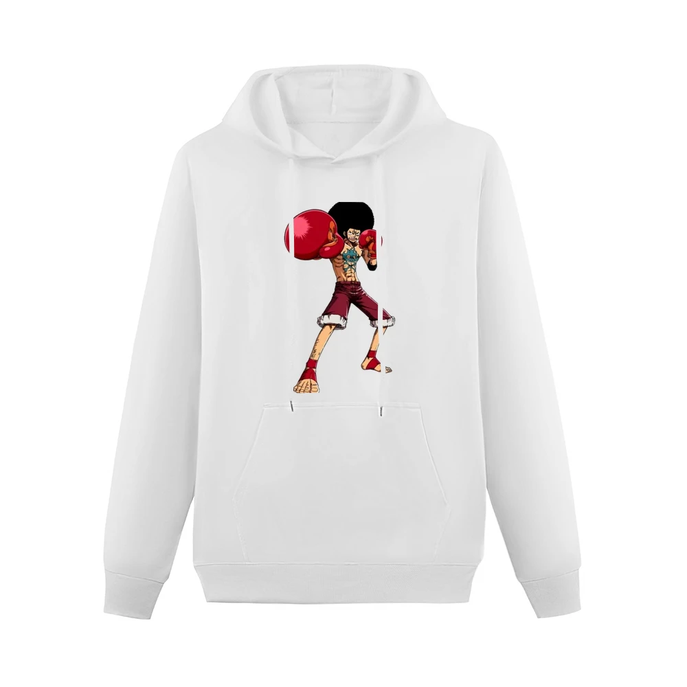 Afro Monkey D Luffy Men Hoodie With Pocket