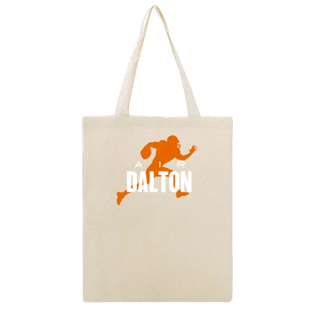 Air Andy Dalton Cincinnati Football Fan Parody Beige Canvas Tote Shopping Bag