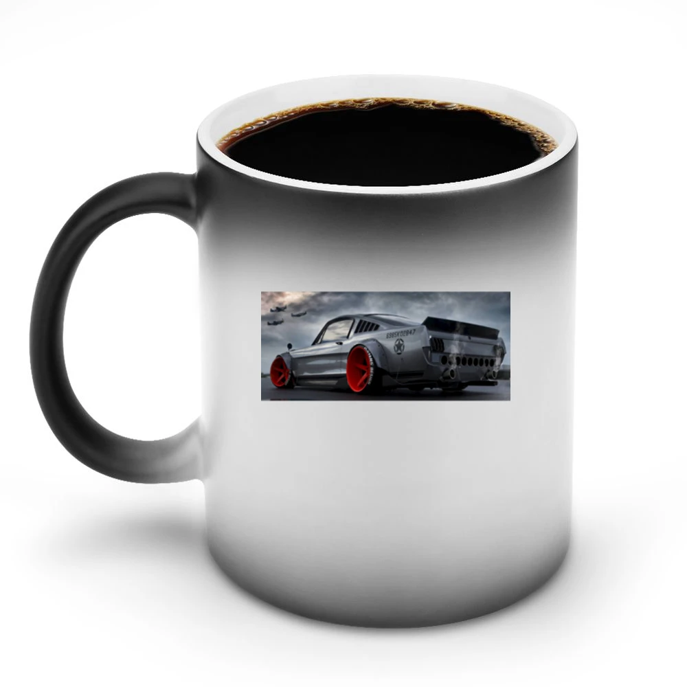 Air Force Mustang Tshirt Discoloration Mug