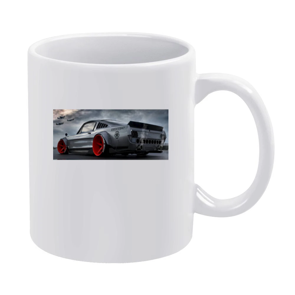 Air Force Mustang Tshirt White Mug