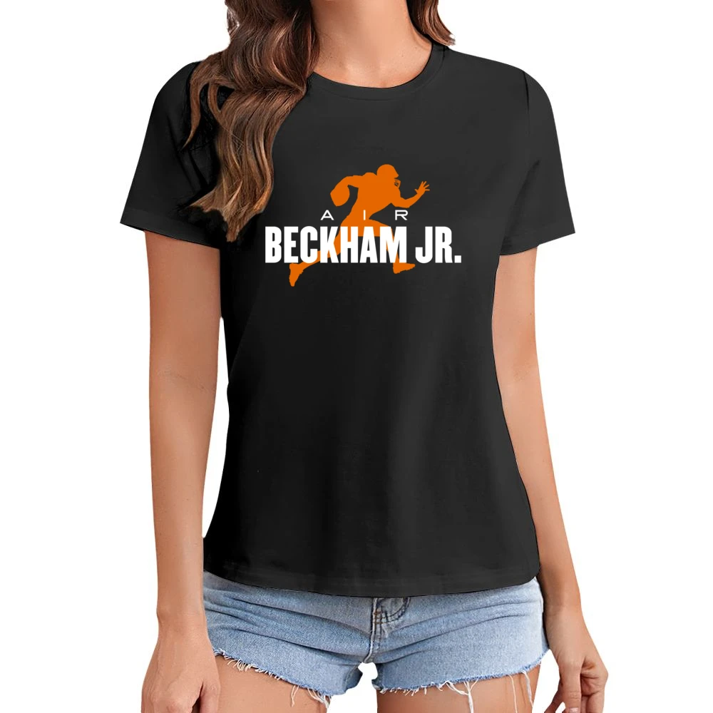 Air Odell Beckham Jr Obj Cleveland Football Fan Parody Asian Size Women Ladies T-shirt
