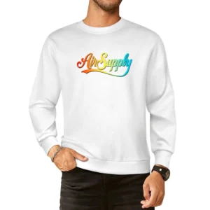 Air Supply 80's Band European Size Pullover Sweater