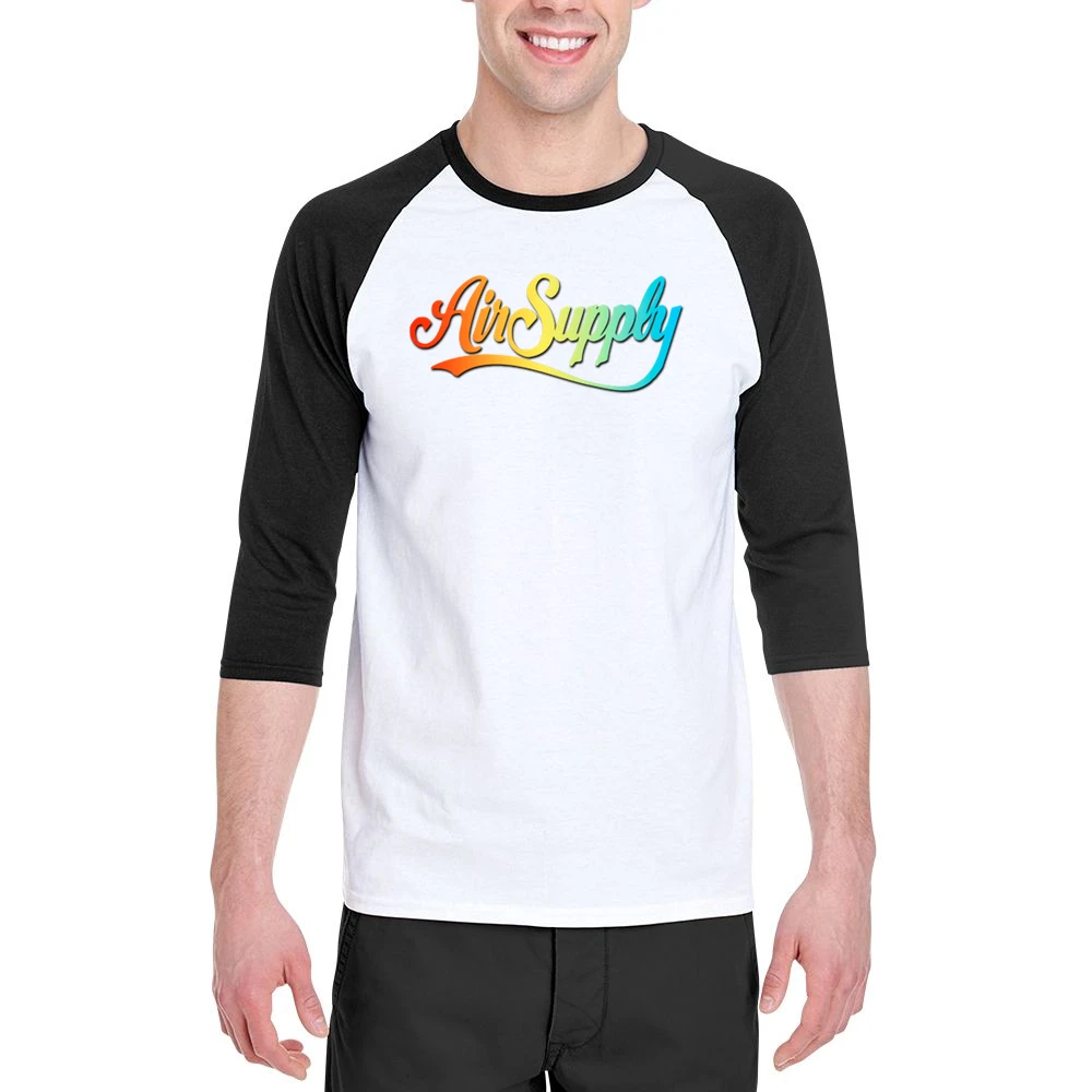 Air Supply 80's Band Men 3/4 Sleeve T-Shirt