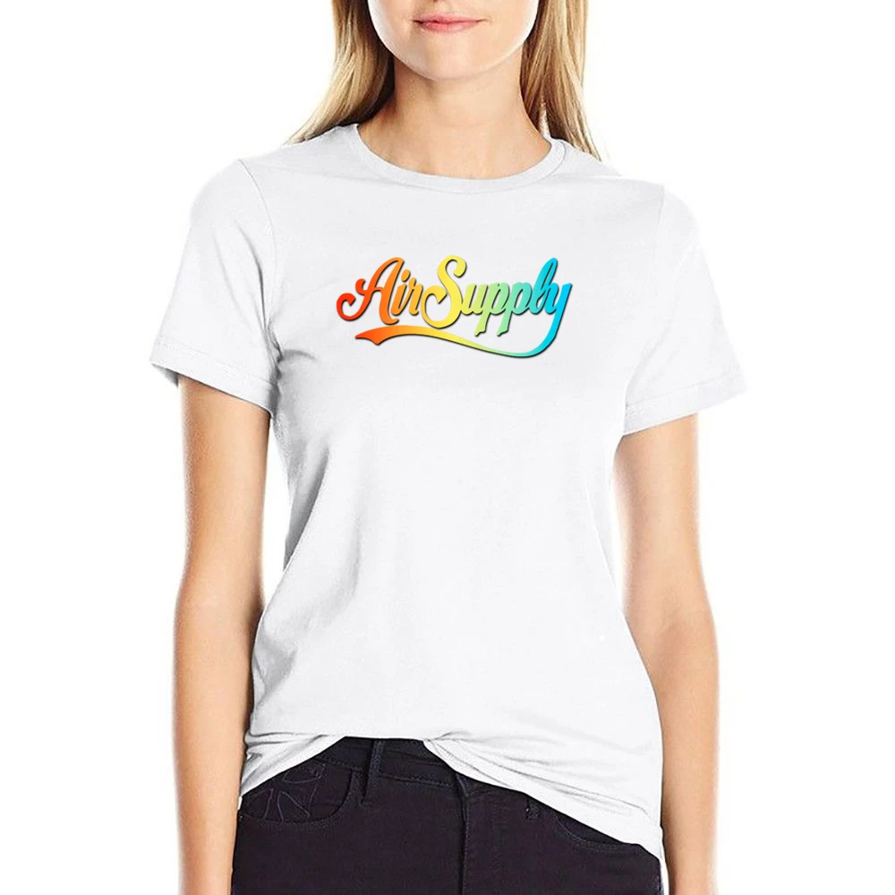 Air Supply 80's Band US Size Women Ladies T-shirt