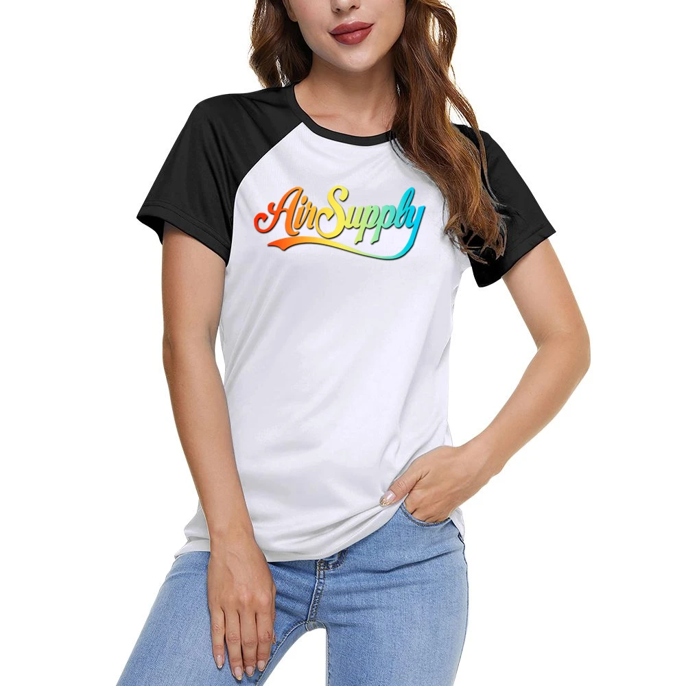 Air Supply 80's Band Women Ladies Short Sleeve T-Shirt
