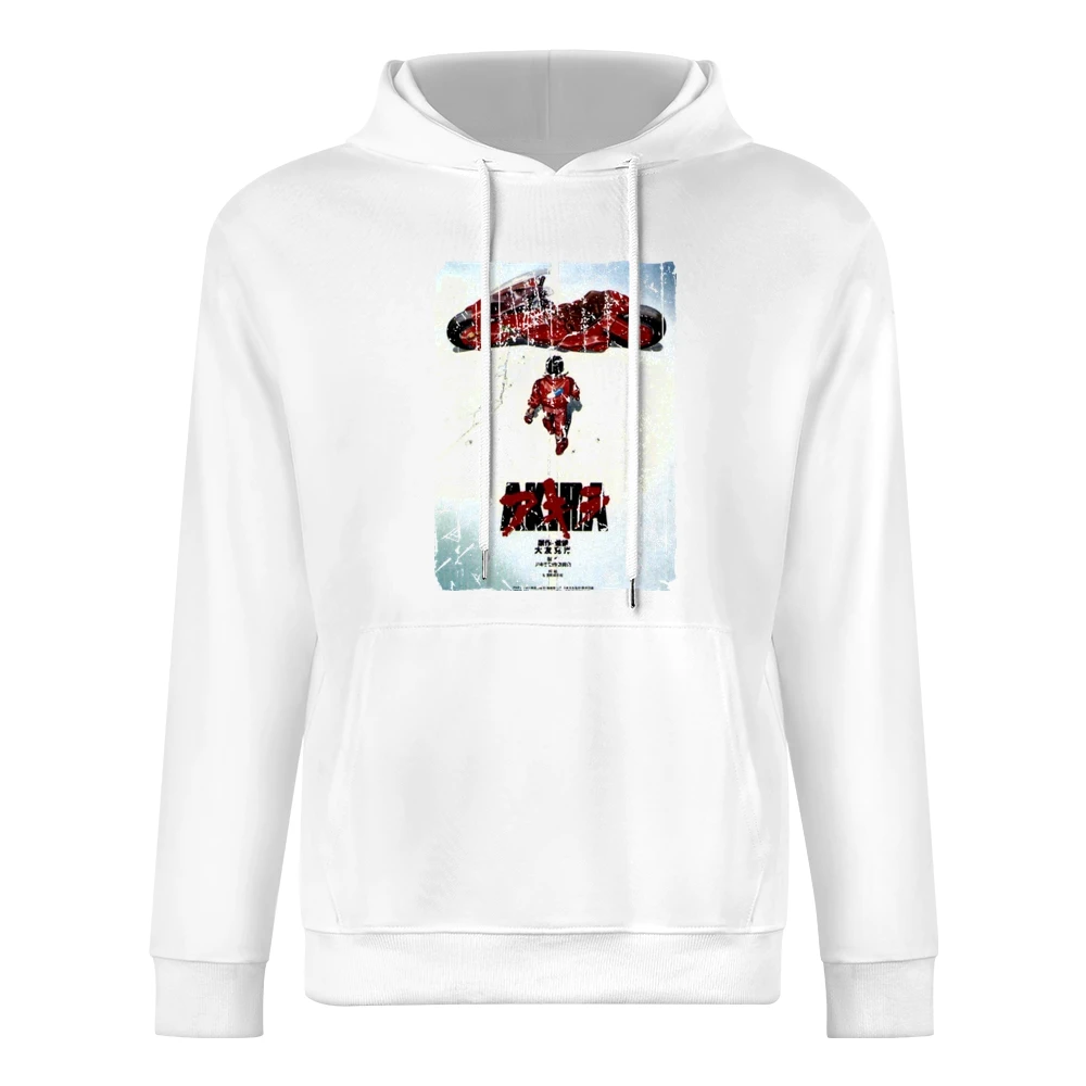Akira Movie Poster Retro Aged Look European Size Men Hoodie