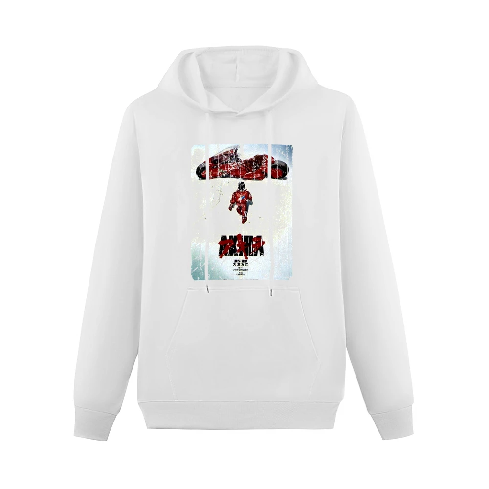 Akira Movie Poster Retro Aged Look Men Hoodie With Pocket