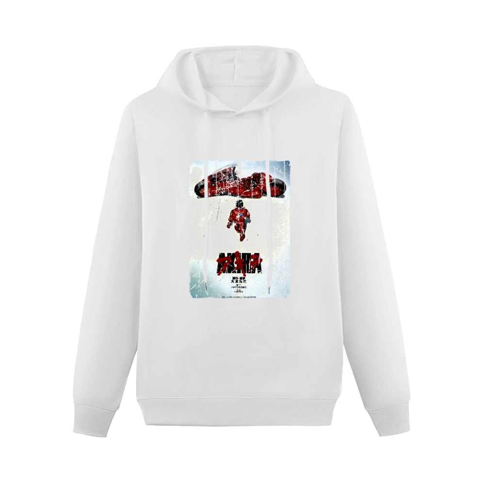Akira Movie Poster Retro Aged Look Men Hoodie Without Pocket