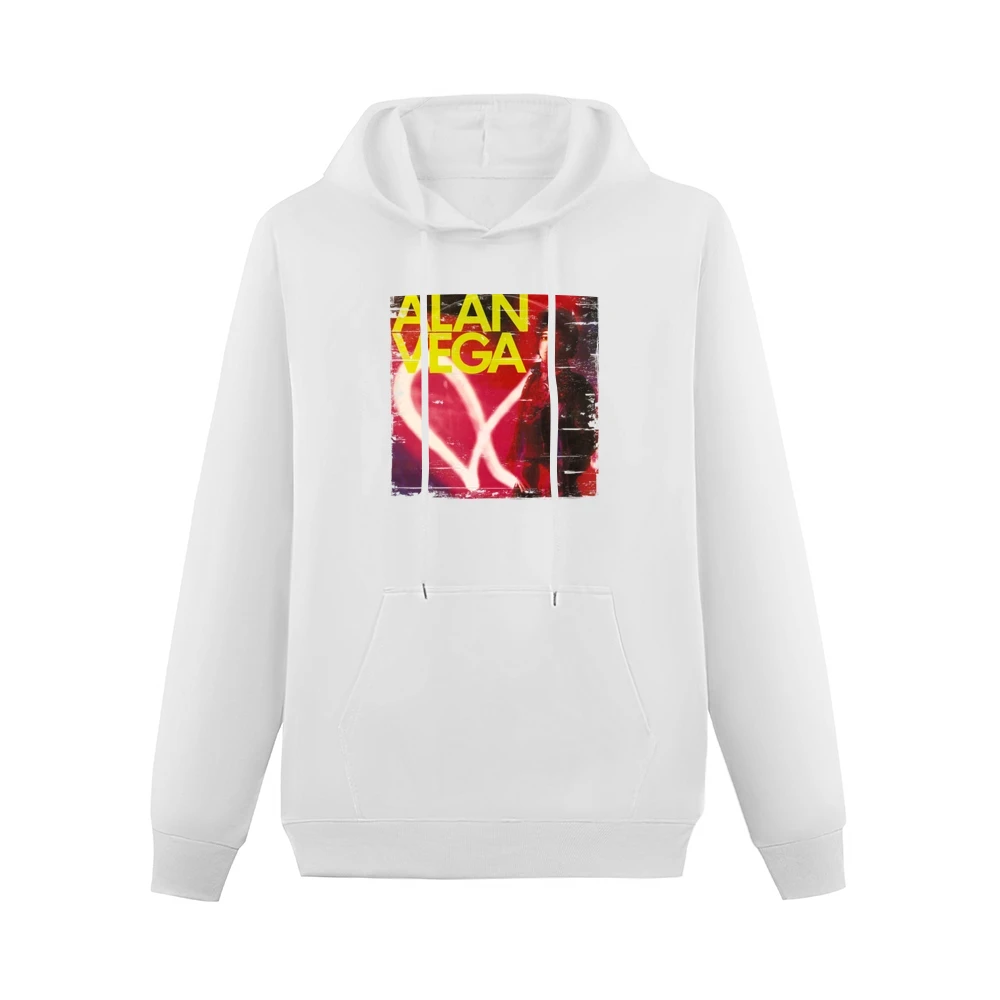 Alan Vega Alan Vega Album Cover Distressed Image Men Hoodie With Pocket
